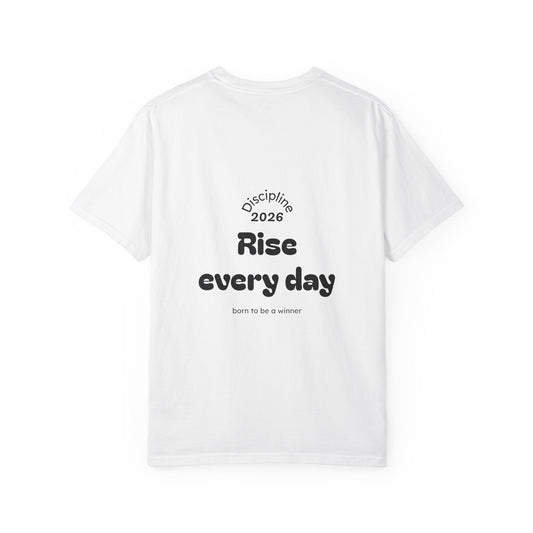 Discipline Over Feelings T-Shirt — “Risk Every Day” Motivational Tee