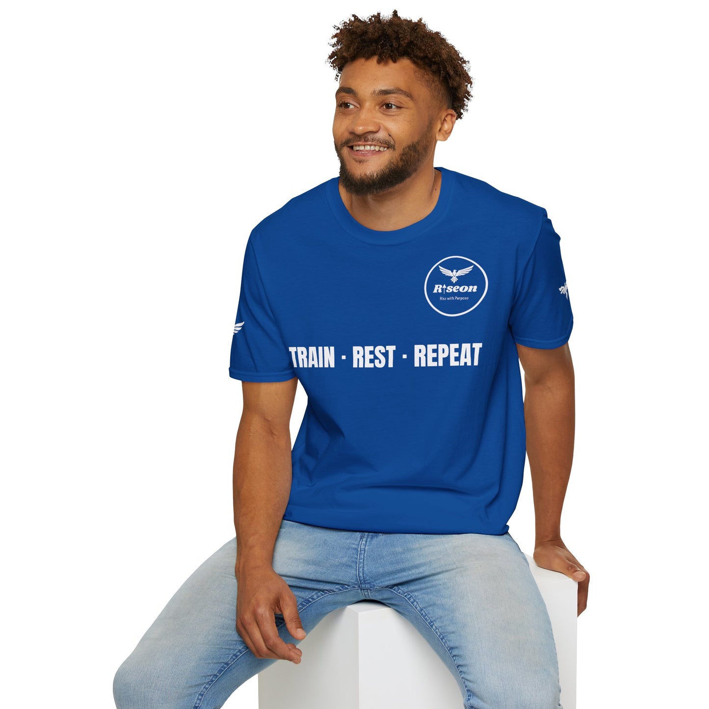 Train · Rest · Repeat T-Shirt — Discipline 2026 Fitness Tee