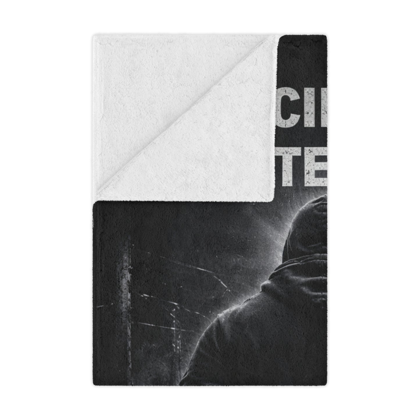 Minky Blanket — Motivational 'RISEON' Fitness Throw (Discipline. Consistency. Rise.)