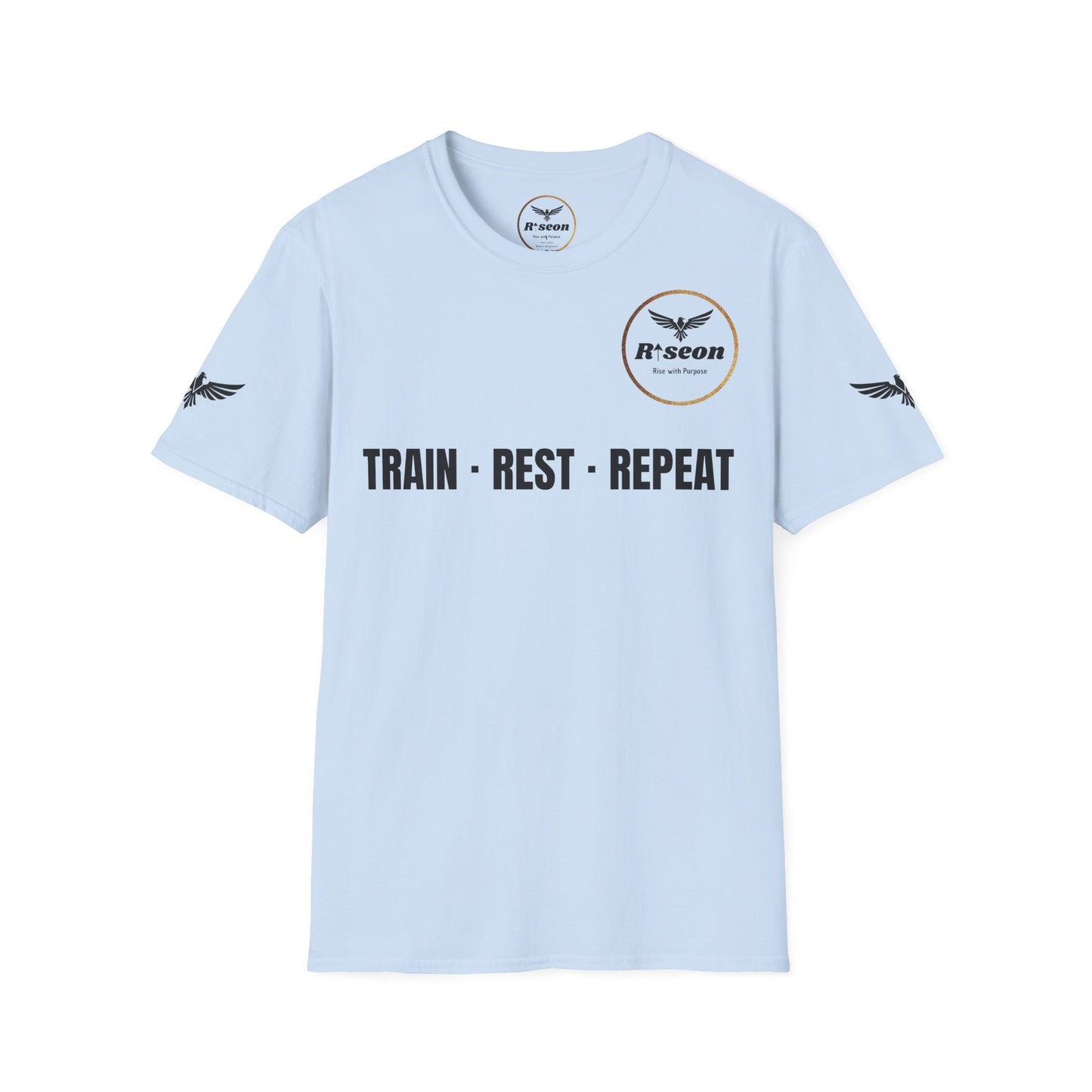 Train · Rest · Repeat T-Shirt — Discipline 2026 Fitness Tee