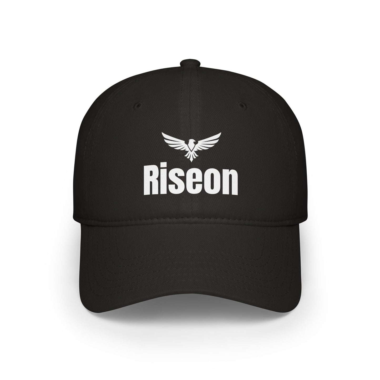 Riseon Eagle Logo Baseball Cap — Embroidered Motivational Dad Hat