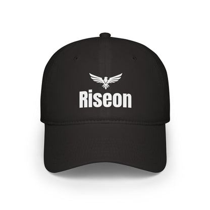 Riseon Eagle Logo Baseball Cap — Embroidered Motivational Dad Hat