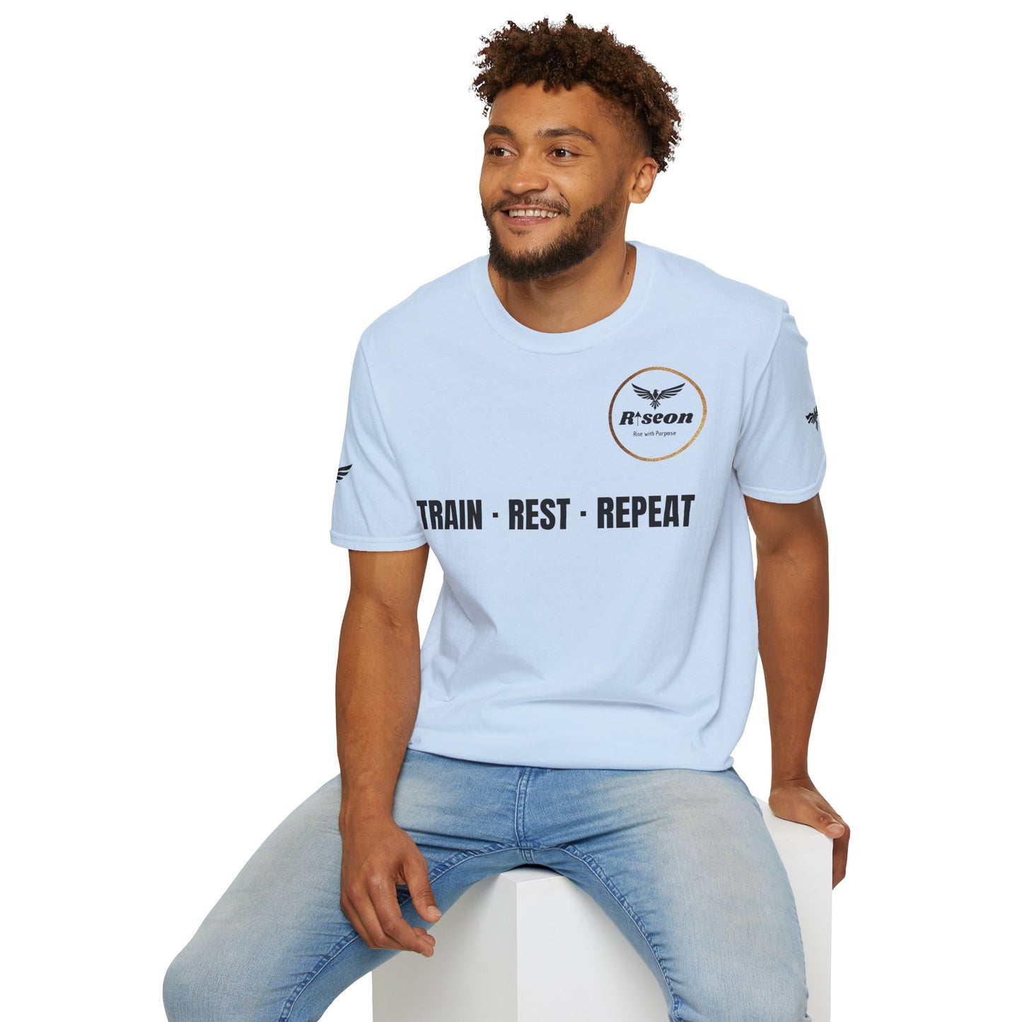 Train · Rest · Repeat T-Shirt — Discipline 2026 Fitness Tee