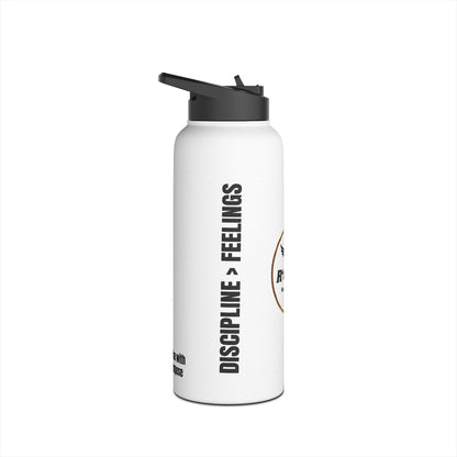 Riseon Stainless Steel Water Bottle — "Rise with Purpose" Motivational Insulated Bottle