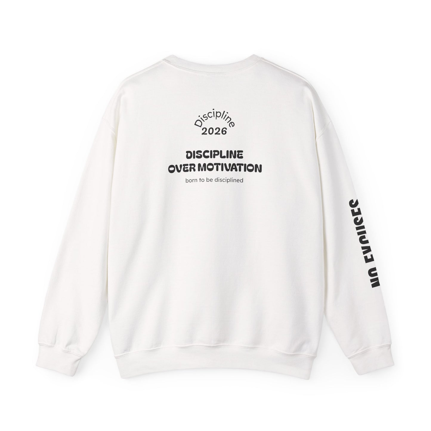 Discipline text sweatshirt | Crewneck Sweatshirt