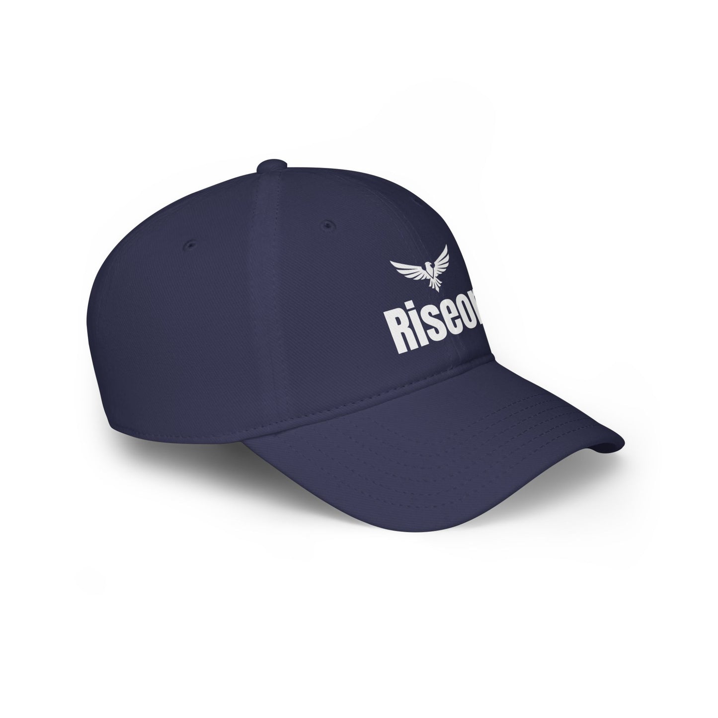 Riseon Eagle Logo Baseball Cap — Embroidered Motivational Dad Hat