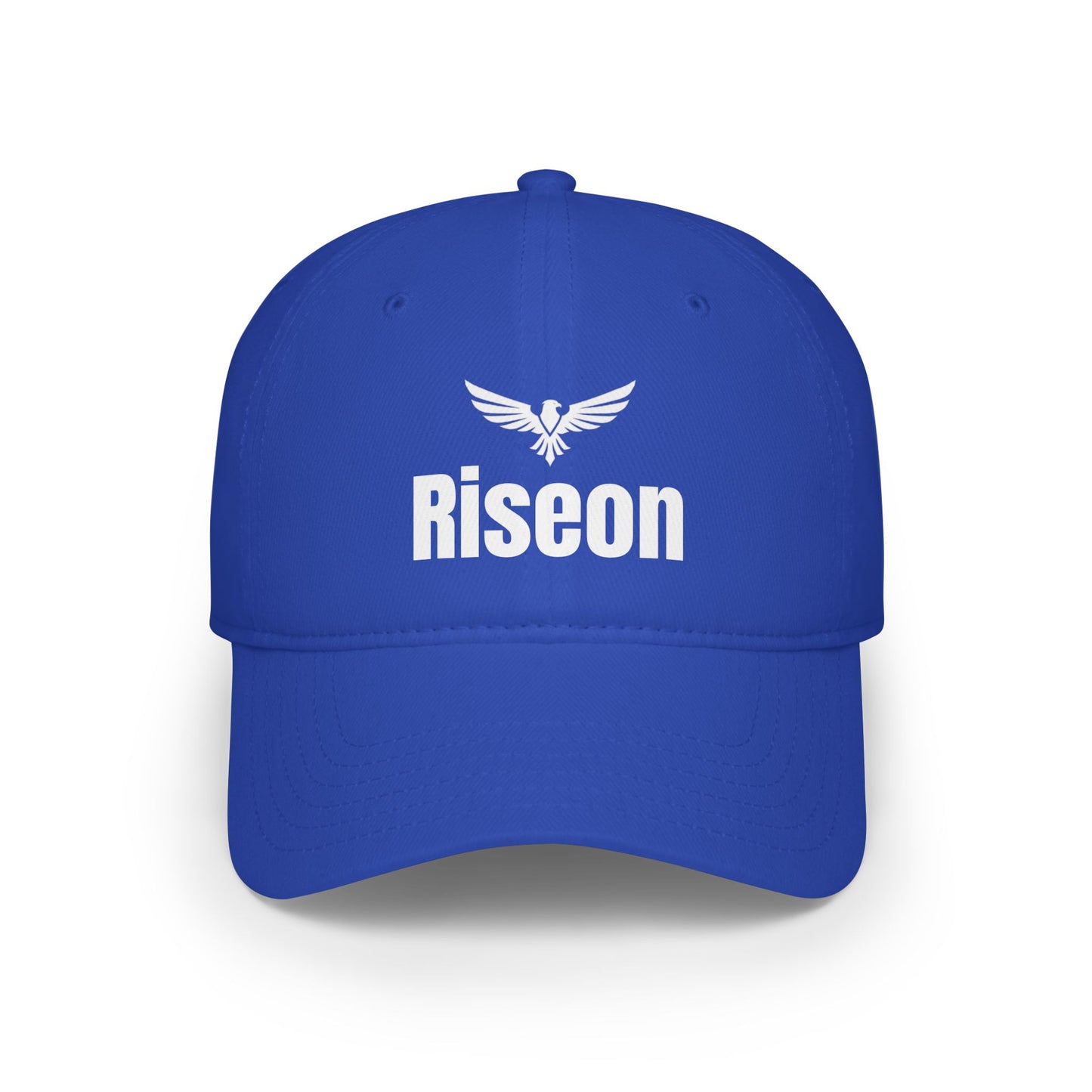 Riseon Eagle Logo Baseball Cap — Embroidered Motivational Dad Hat