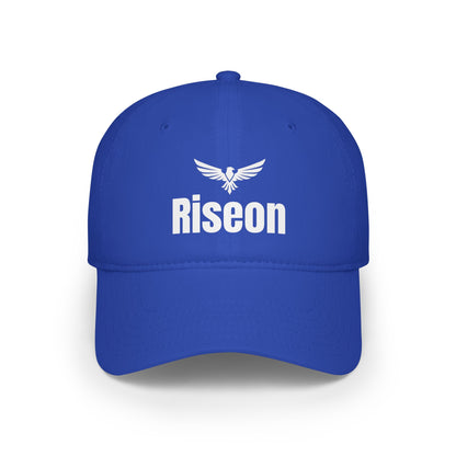 Riseon Eagle Logo Baseball Cap — Embroidered Motivational Dad Hat