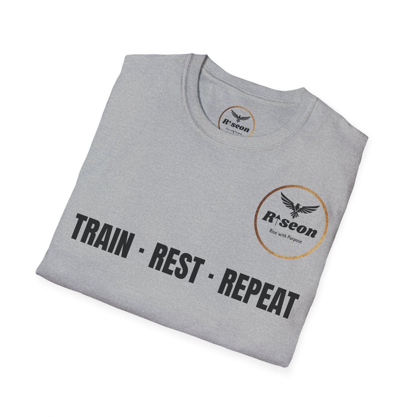 Train · Rest · Repeat T-Shirt — Discipline 2026 Fitness Tee