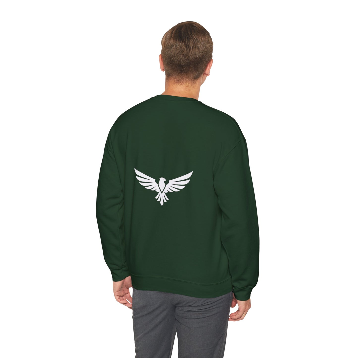 Consistency Is Key Sweatshirt — Motivational Crewneck with Eagle Logo