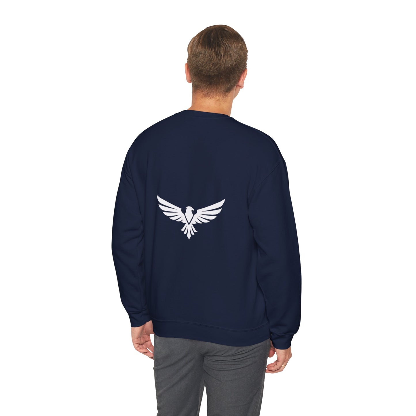 Consistency Is Key Sweatshirt — Motivational Crewneck with Eagle Logo