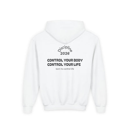 Consistency Hoodie | Control Your Body Control Your Life back print