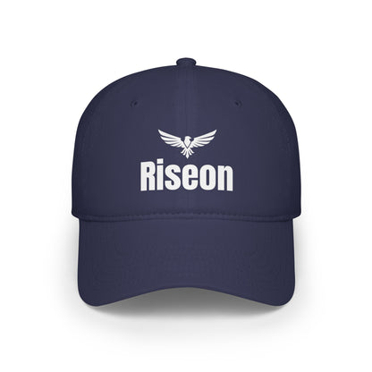 Riseon Eagle Logo Baseball Cap — Embroidered Motivational Dad Hat