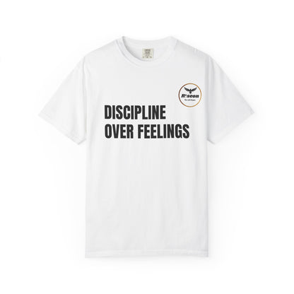 Discipline Over Feelings T-Shirt — “Risk Every Day” Motivational Tee