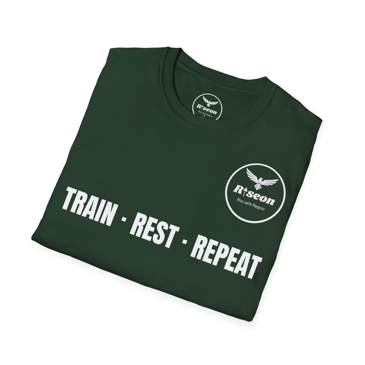 Train · Rest · Repeat T-Shirt — Discipline 2026 Fitness Tee