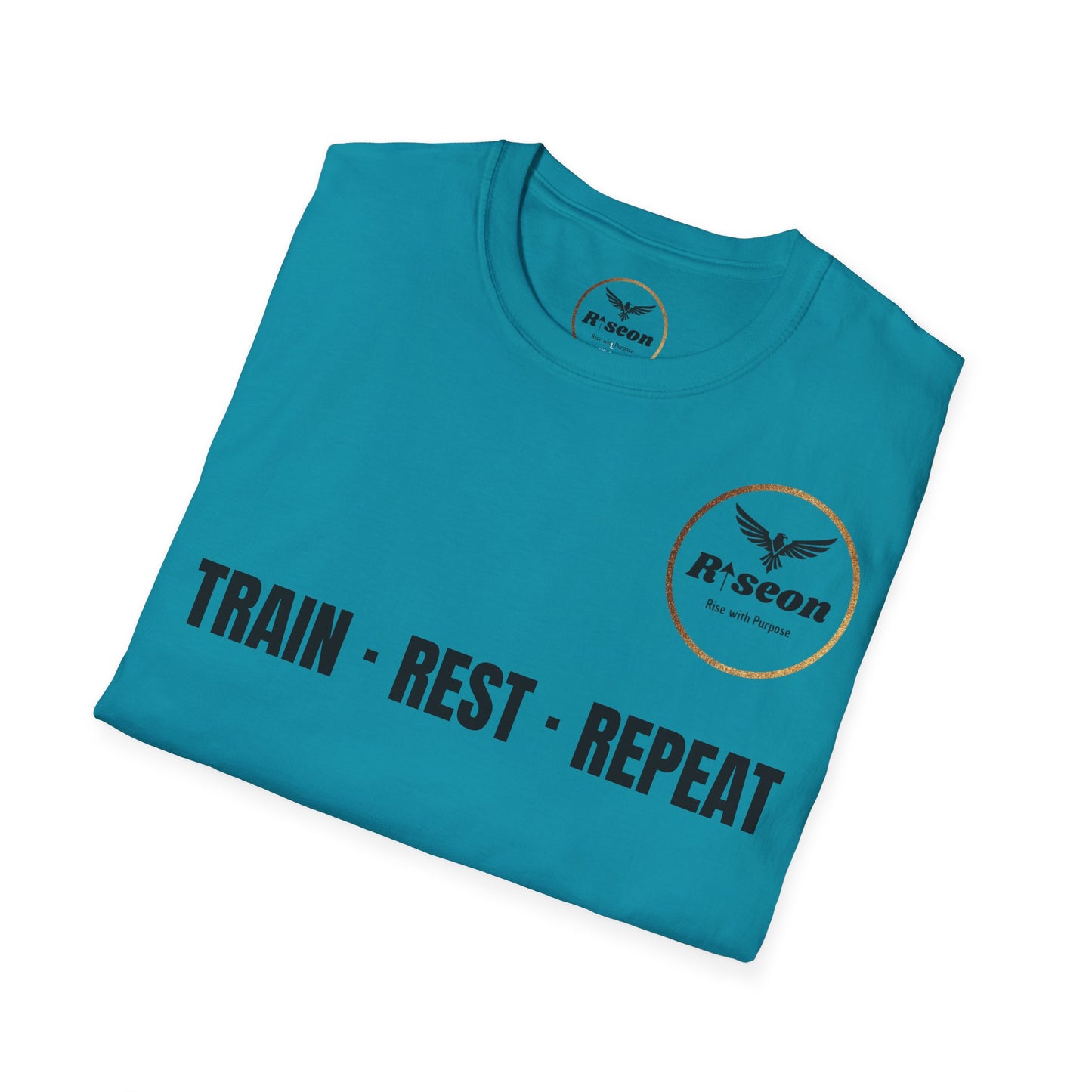 Train · Rest · Repeat T-Shirt — Discipline 2026 Fitness Tee