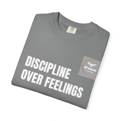 Discipline Over Feelings T-Shirt — “Risk Every Day” Motivational Tee