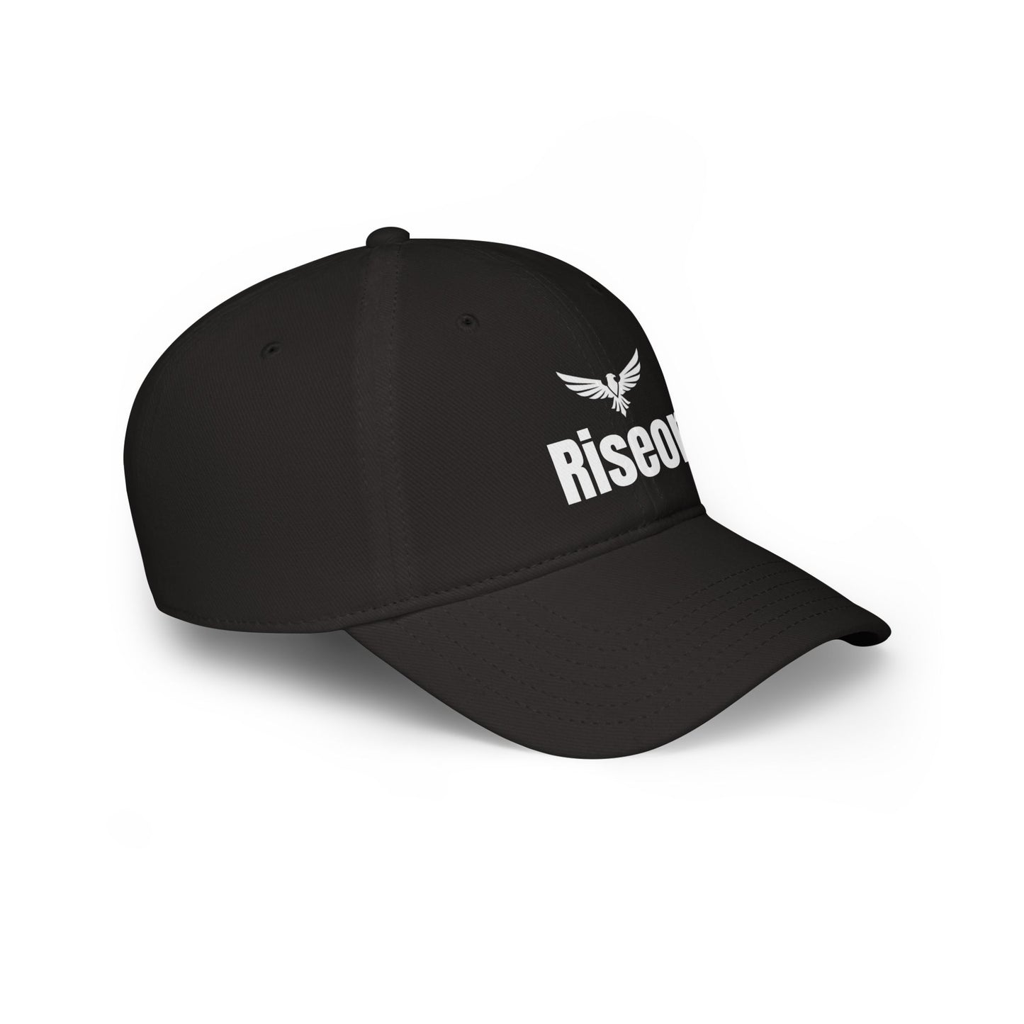 Riseon Eagle Logo Baseball Cap — Embroidered Motivational Dad Hat
