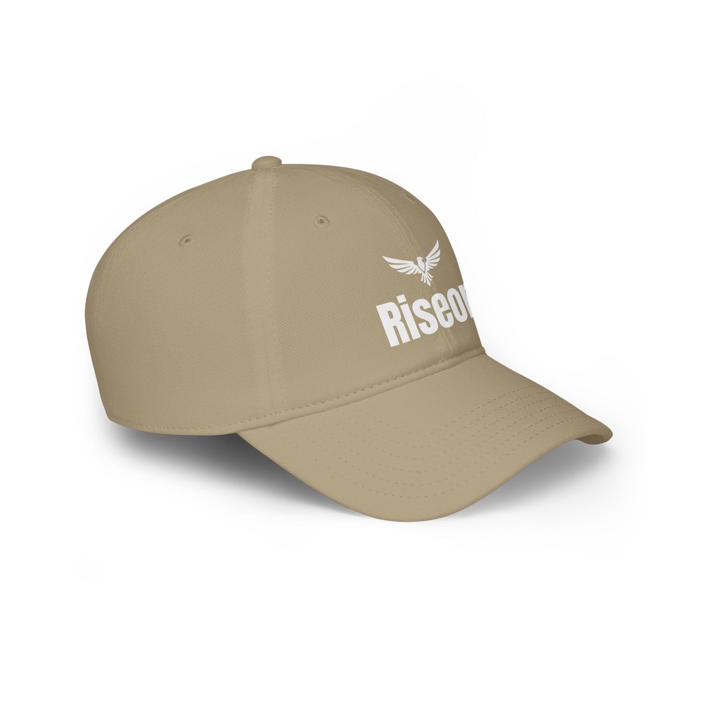 Riseon Eagle Logo Baseball Cap — Embroidered Motivational Dad Hat