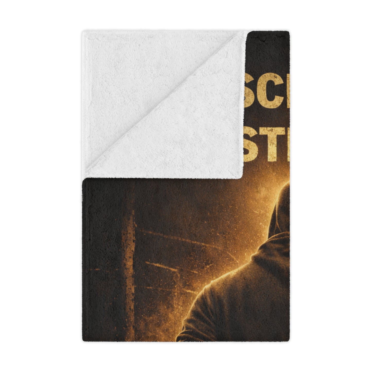 Minky Blanket — RiseOn Motivational Throw: "Discipline. Consistency. Rise." Fitness Inspiration Blanket