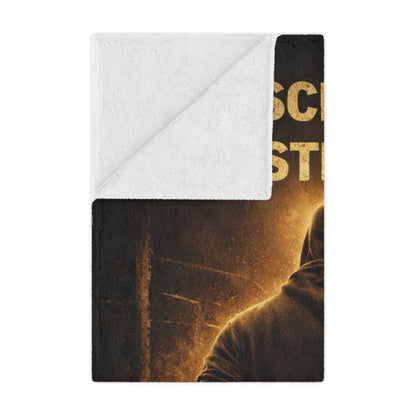 Minky Blanket — RiseOn Motivational Throw: "Discipline. Consistency. Rise." Fitness Inspiration Blanket