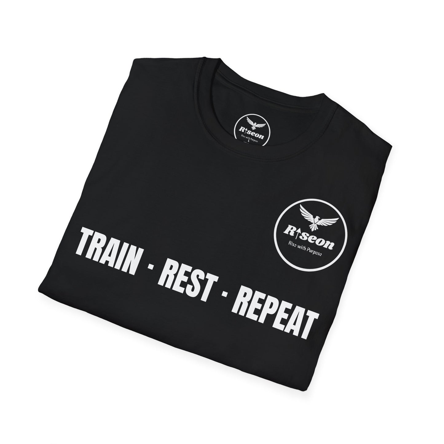 Train · Rest · Repeat T-Shirt — Discipline 2026 Fitness Tee