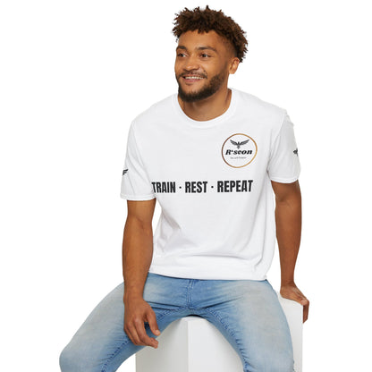 Train · Rest · Repeat T-Shirt — Discipline 2026 Fitness Tee