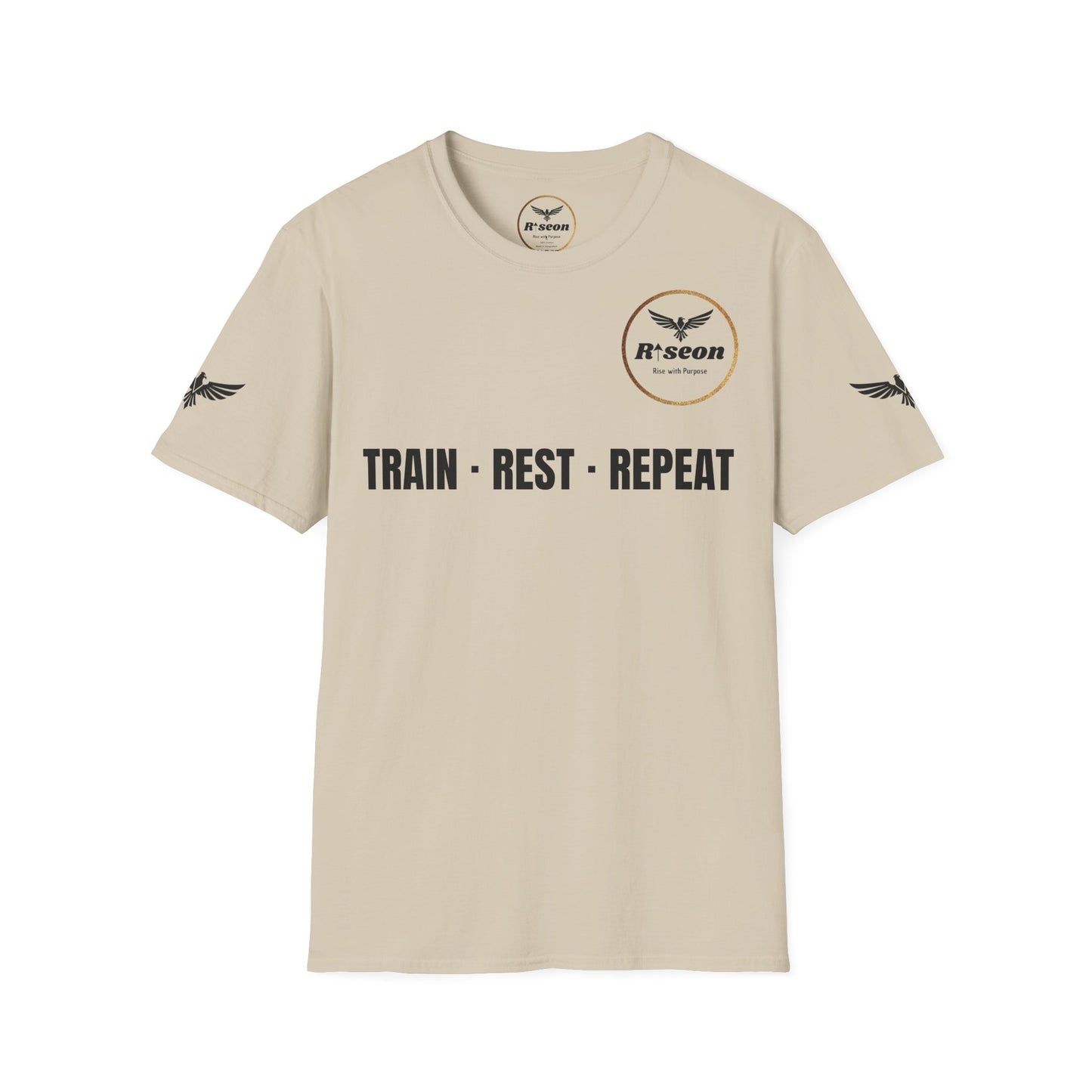 Train · Rest · Repeat T-Shirt — Discipline 2026 Fitness Tee