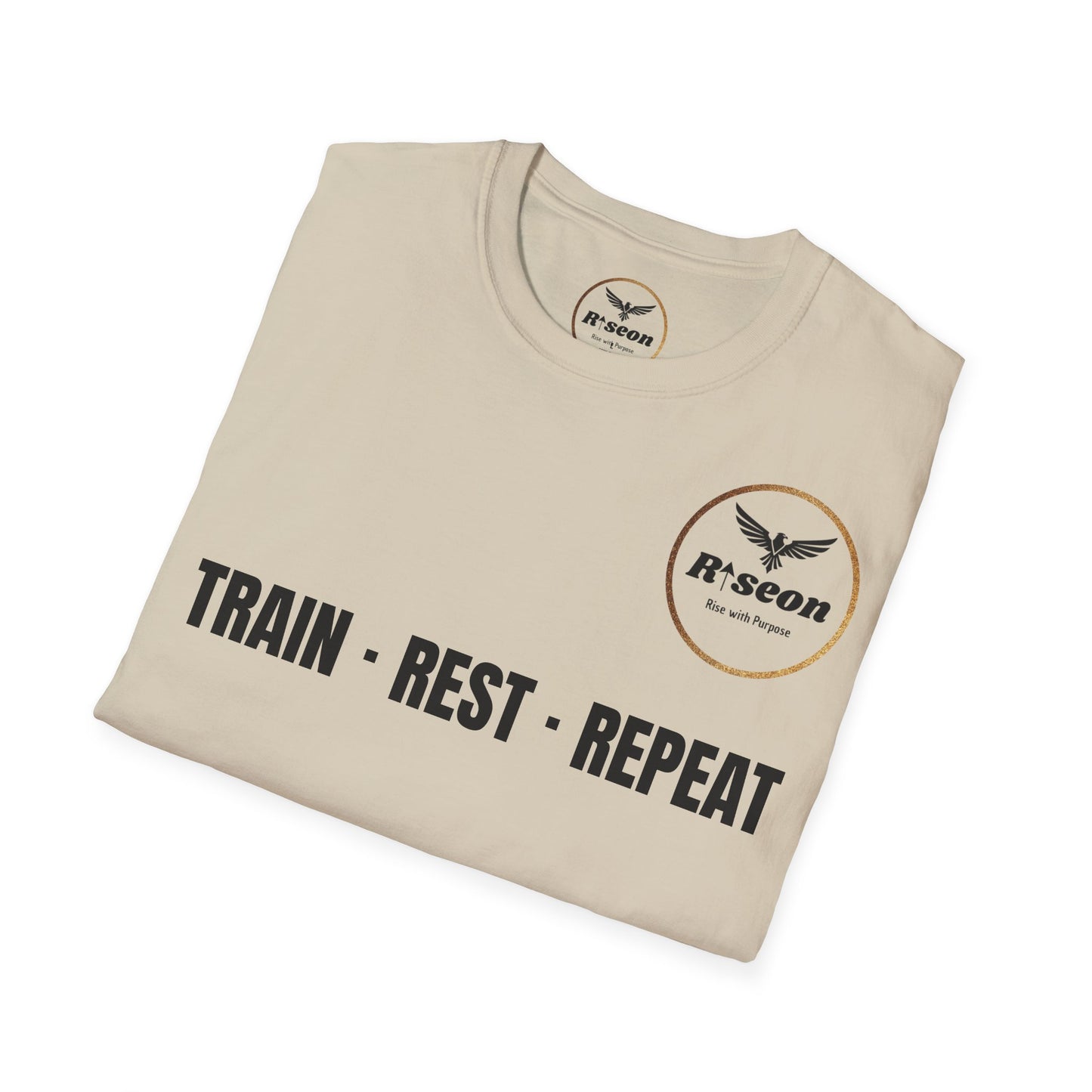 Train · Rest · Repeat T-Shirt — Discipline 2026 Fitness Tee