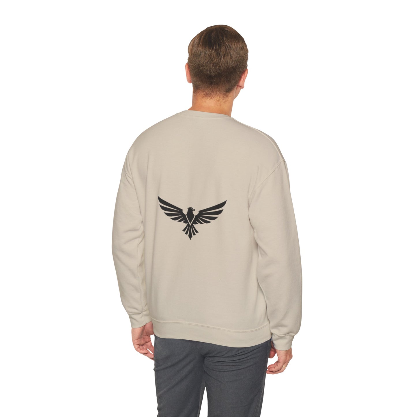 Consistency Is Key Sweatshirt — Motivational Crewneck with Eagle Logo