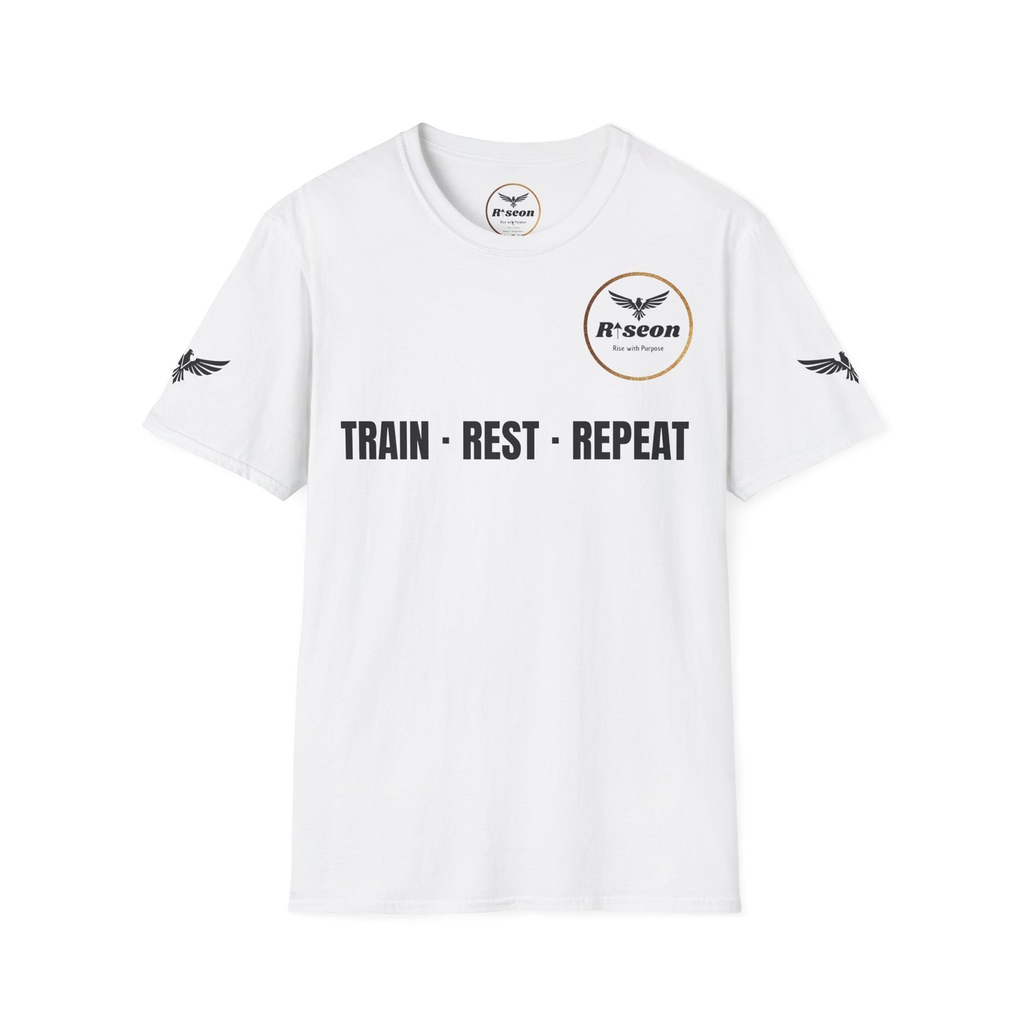 Train · Rest · Repeat T-Shirt — Discipline 2026 Fitness Tee