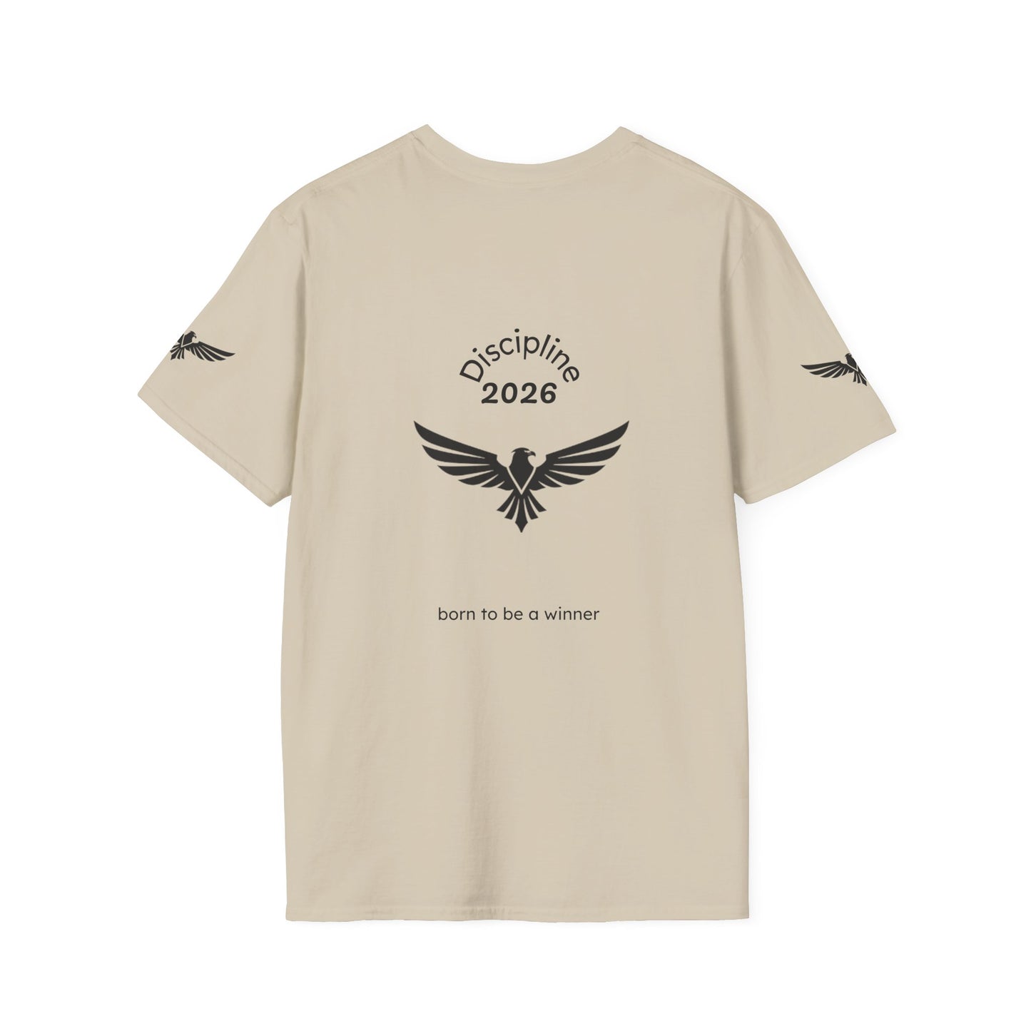 Train · Rest · Repeat T-Shirt — Discipline 2026 Fitness Tee