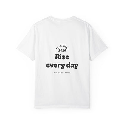 Discipline Over Feelings T-Shirt — “Risk Every Day” Motivational Tee