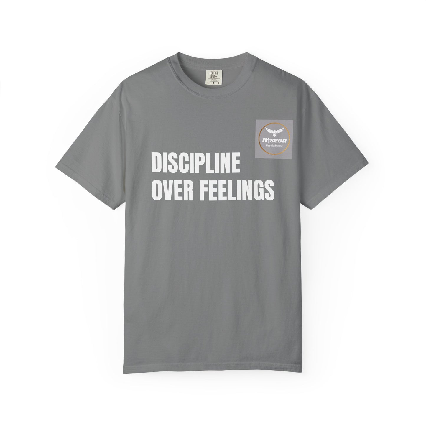 Discipline Over Feelings T-Shirt — “Risk Every Day” Motivational Tee