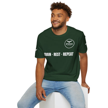 Train · Rest · Repeat T-Shirt — Discipline 2026 Fitness Tee