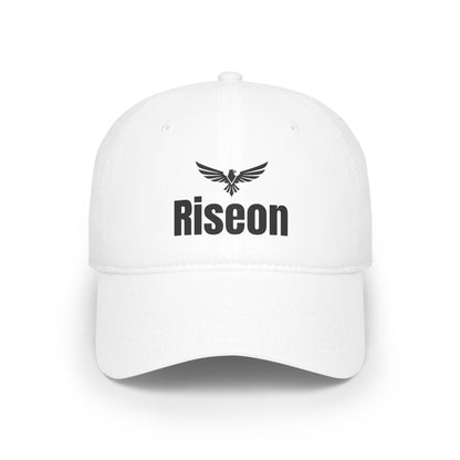 Riseon Eagle Logo Baseball Cap — Embroidered Motivational Dad Hat