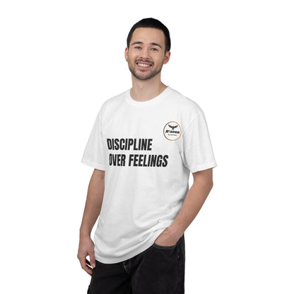 Discipline Over Feelings T-Shirt — “Risk Every Day” Motivational Tee
