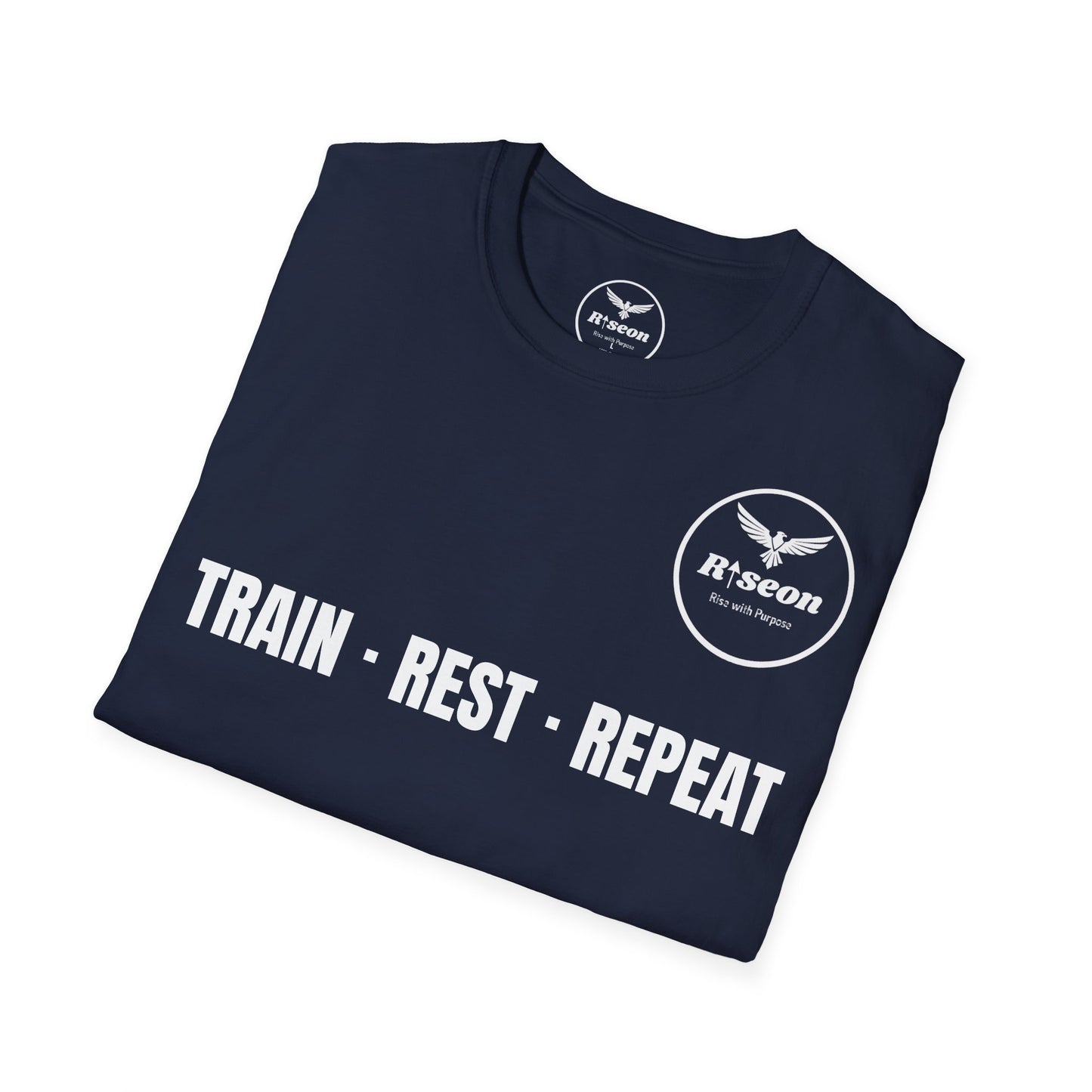 Train · Rest · Repeat T-Shirt — Discipline 2026 Fitness Tee