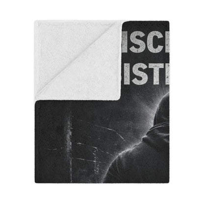 Minky Blanket — Motivational 'RISEON' Fitness Throw (Discipline. Consistency. Rise.)