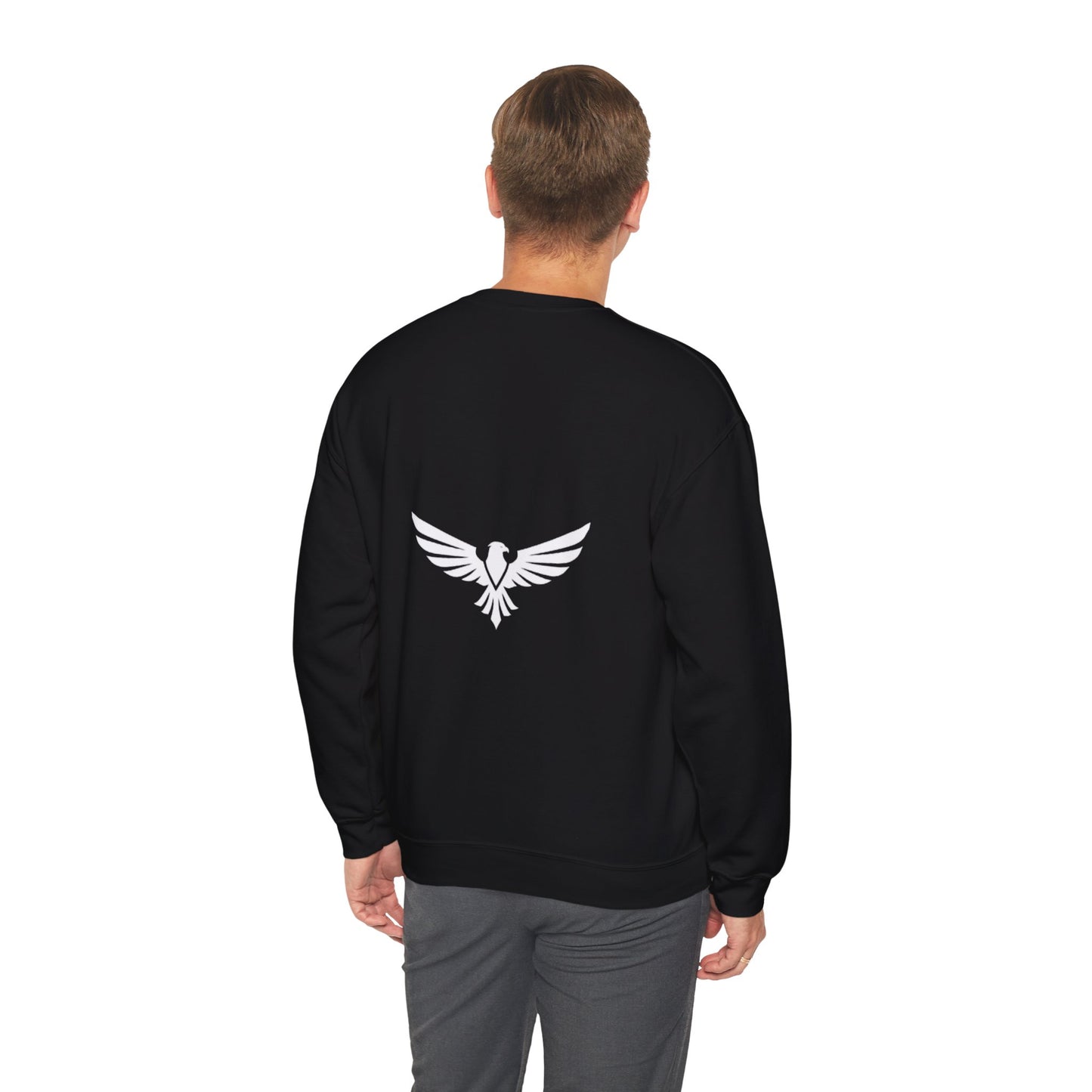 Consistency Is Key Sweatshirt — Motivational Crewneck with Eagle Logo