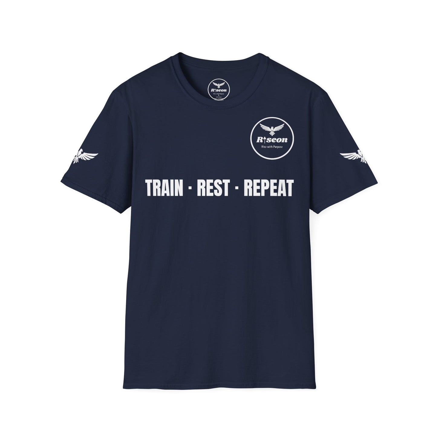 Train · Rest · Repeat T-Shirt — Discipline 2026 Fitness Tee