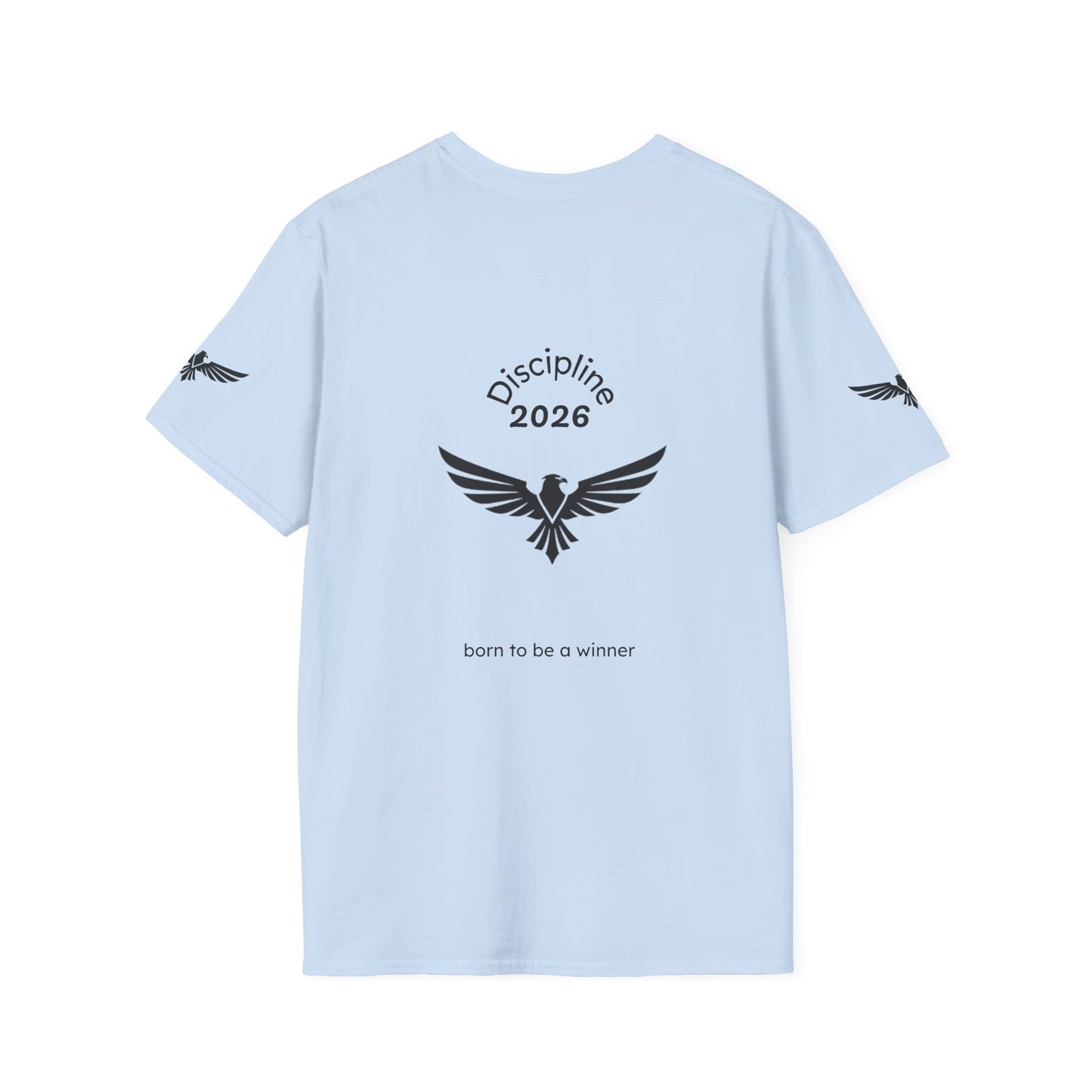 Train · Rest · Repeat T-Shirt — Discipline 2026 Fitness Tee