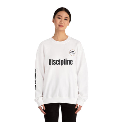 Discipline text sweatshirt | Crewneck Sweatshirt