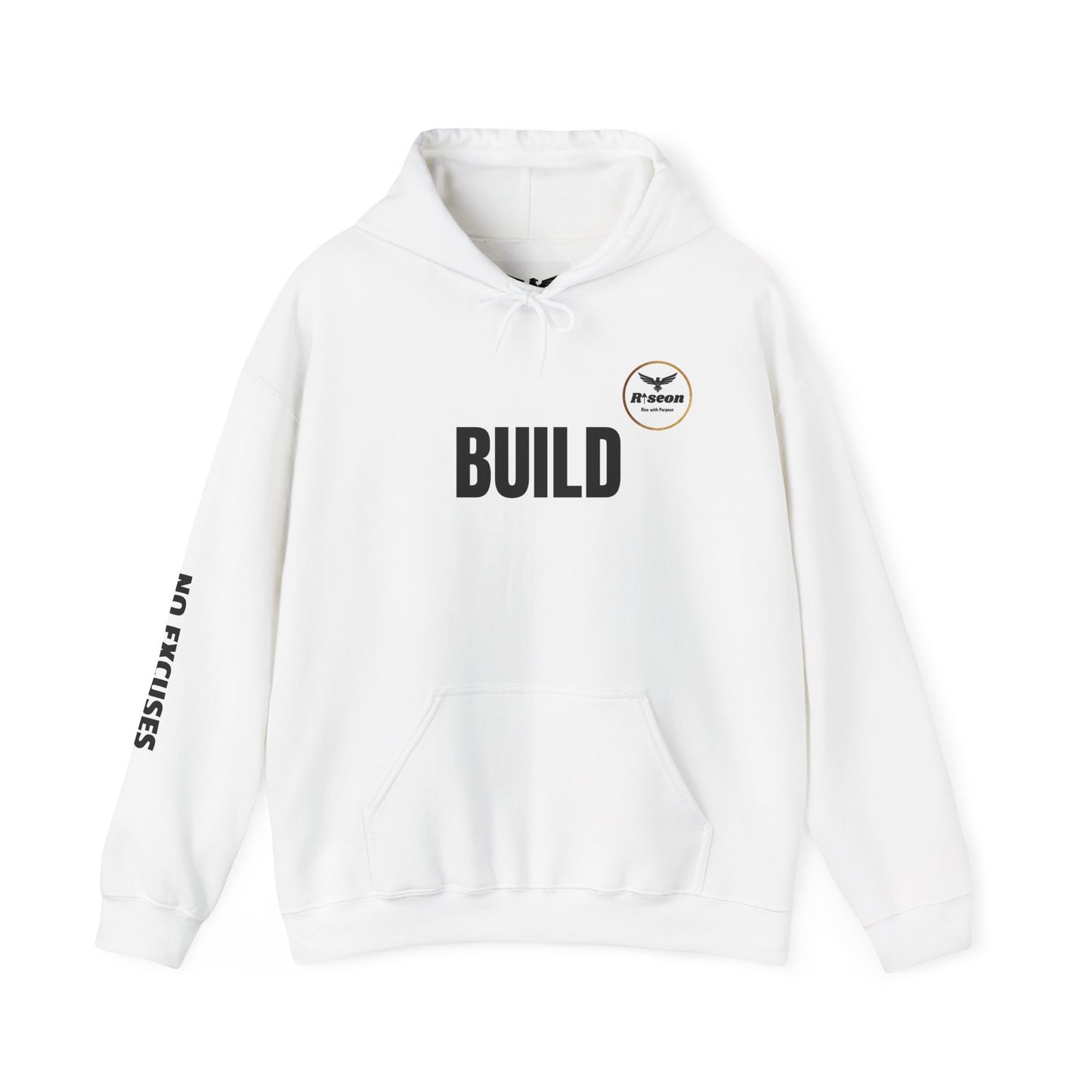 Build Not Born Hoodie | Motivational Streetwear, No Apologies Sleeve