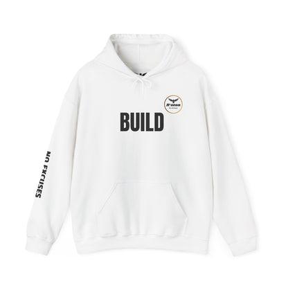 Build Not Born Hoodie | Motivational Streetwear, No Apologies Sleeve