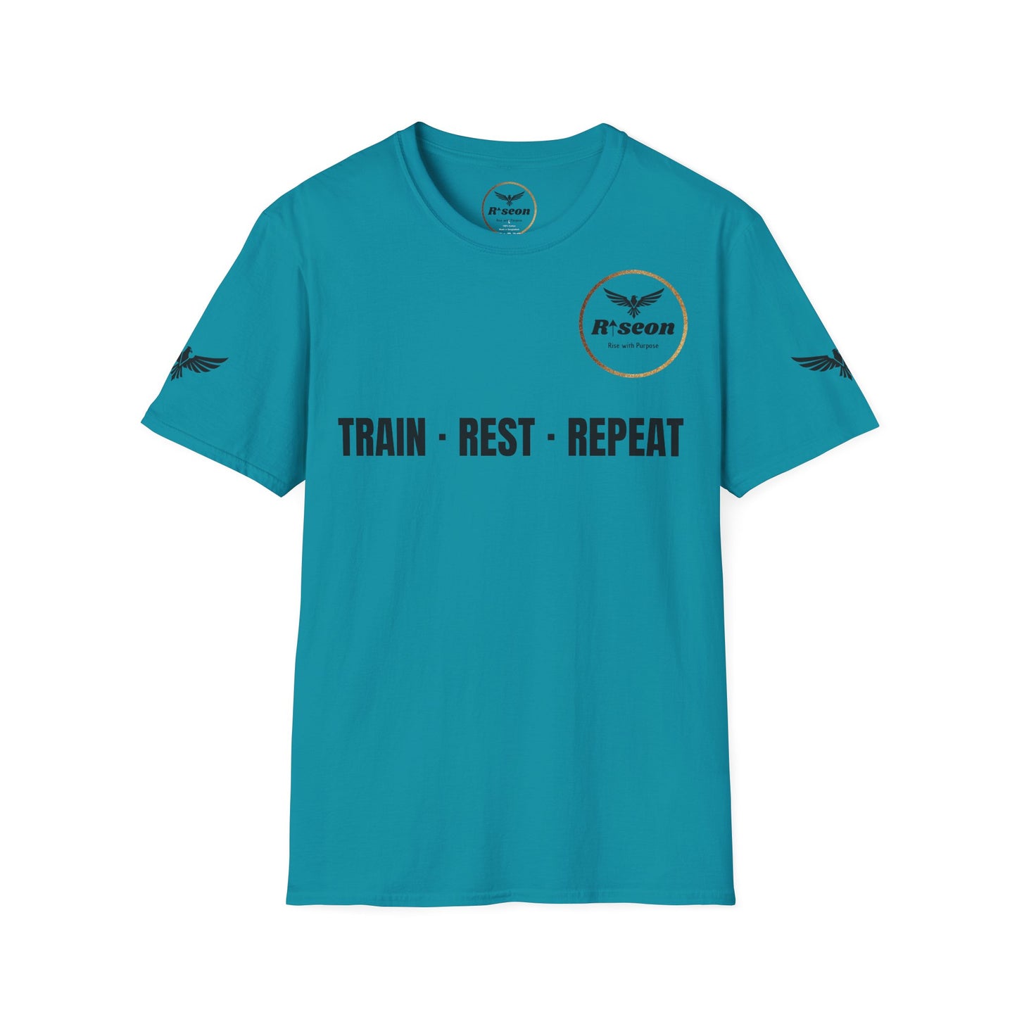 Train · Rest · Repeat T-Shirt — Discipline 2026 Fitness Tee