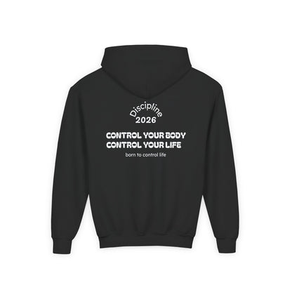 Consistency Hoodie | Control Your Body Control Your Life back print