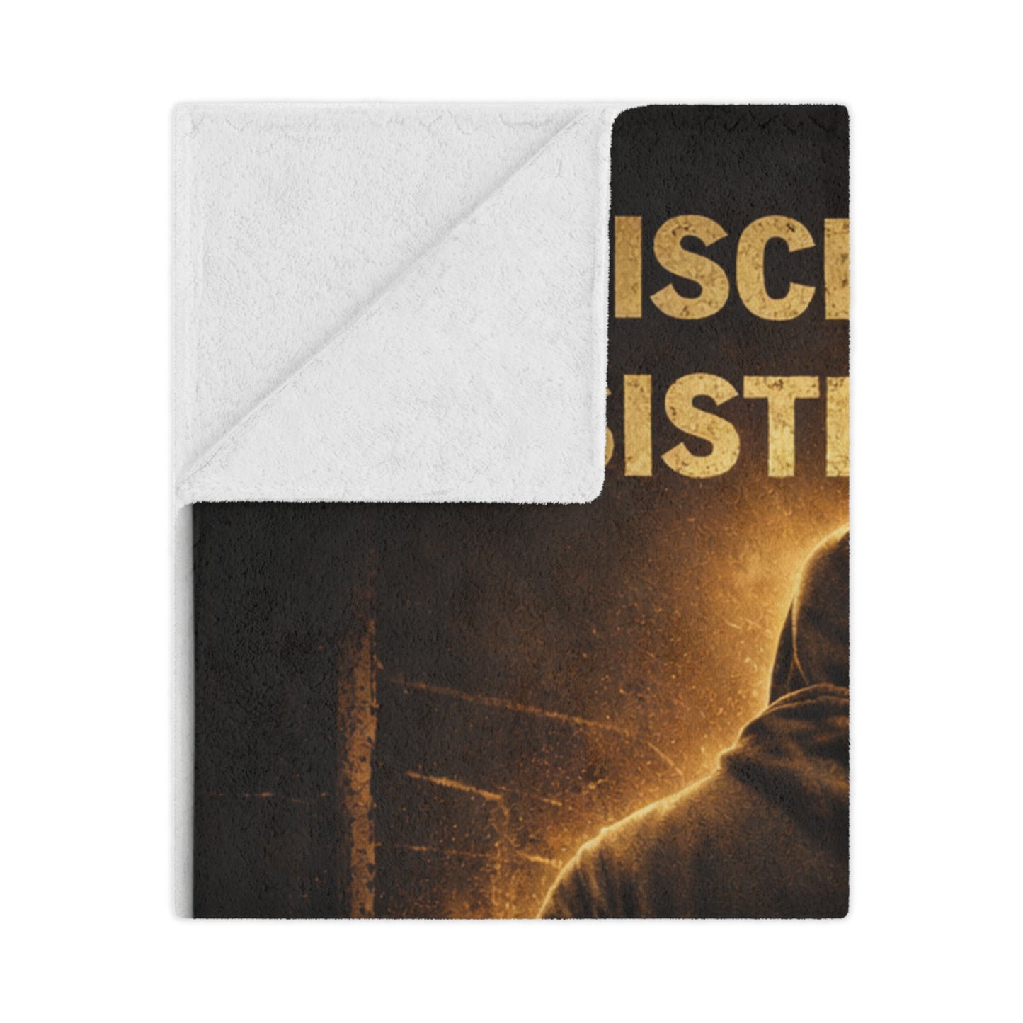 Minky Blanket — RiseOn Motivational Throw: "Discipline. Consistency. Rise." Fitness Inspiration Blanket