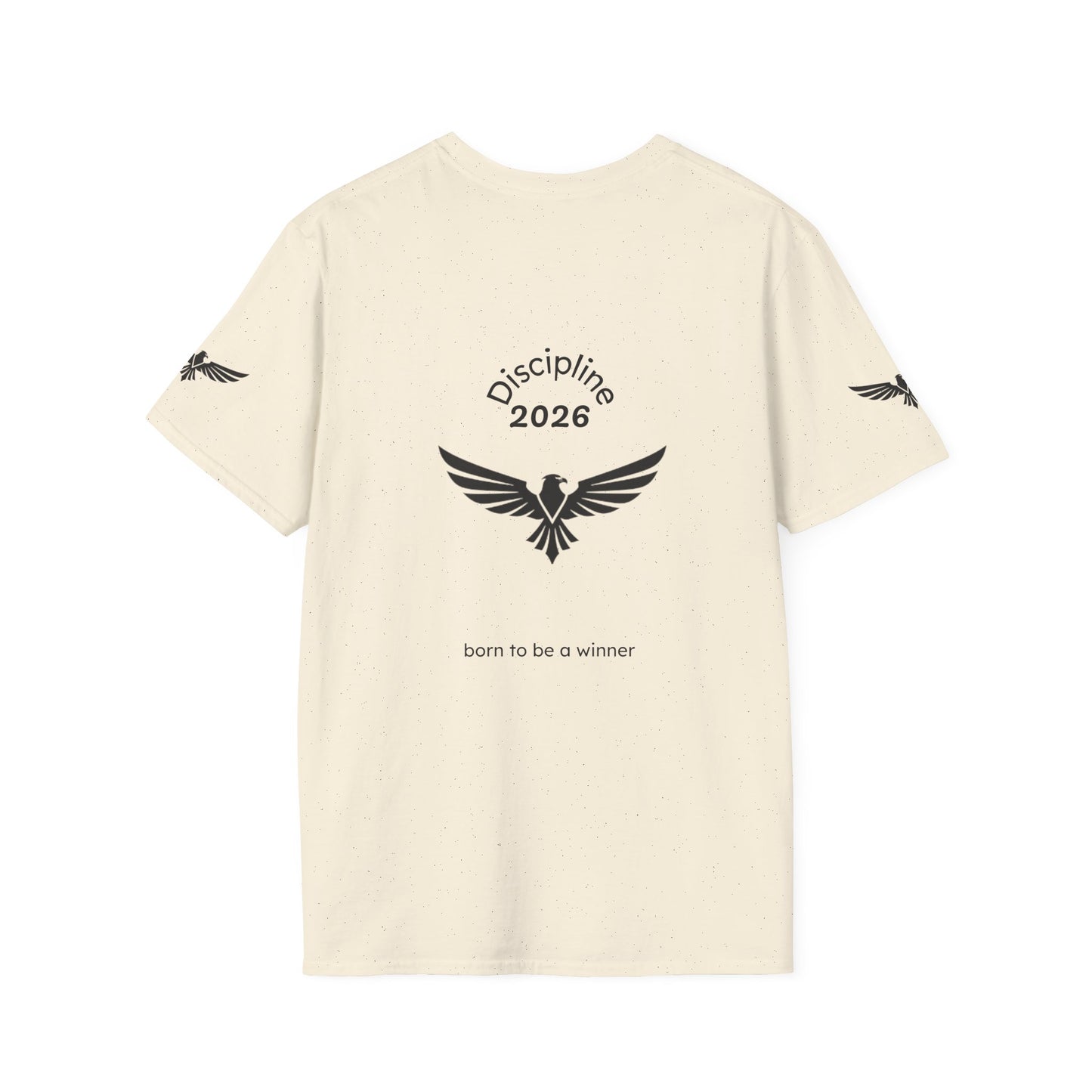 Train · Rest · Repeat T-Shirt — Discipline 2026 Fitness Tee