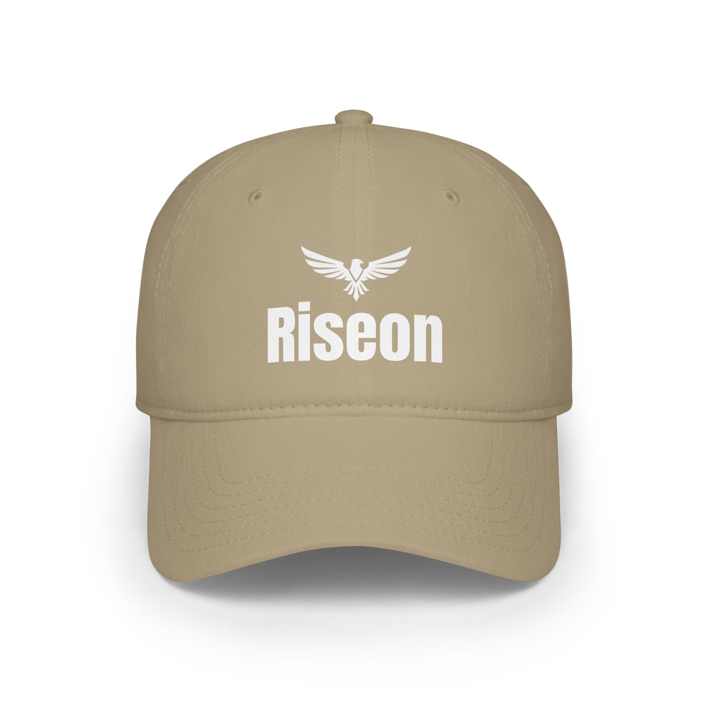 Riseon Eagle Logo Baseball Cap — Embroidered Motivational Dad Hat